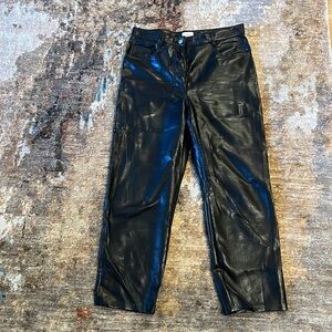 Leather pants- Aritzia